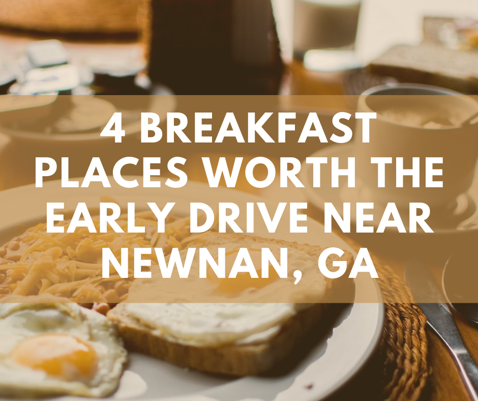 eggs on toast with beans and coffee for breakfast near Newman, GA