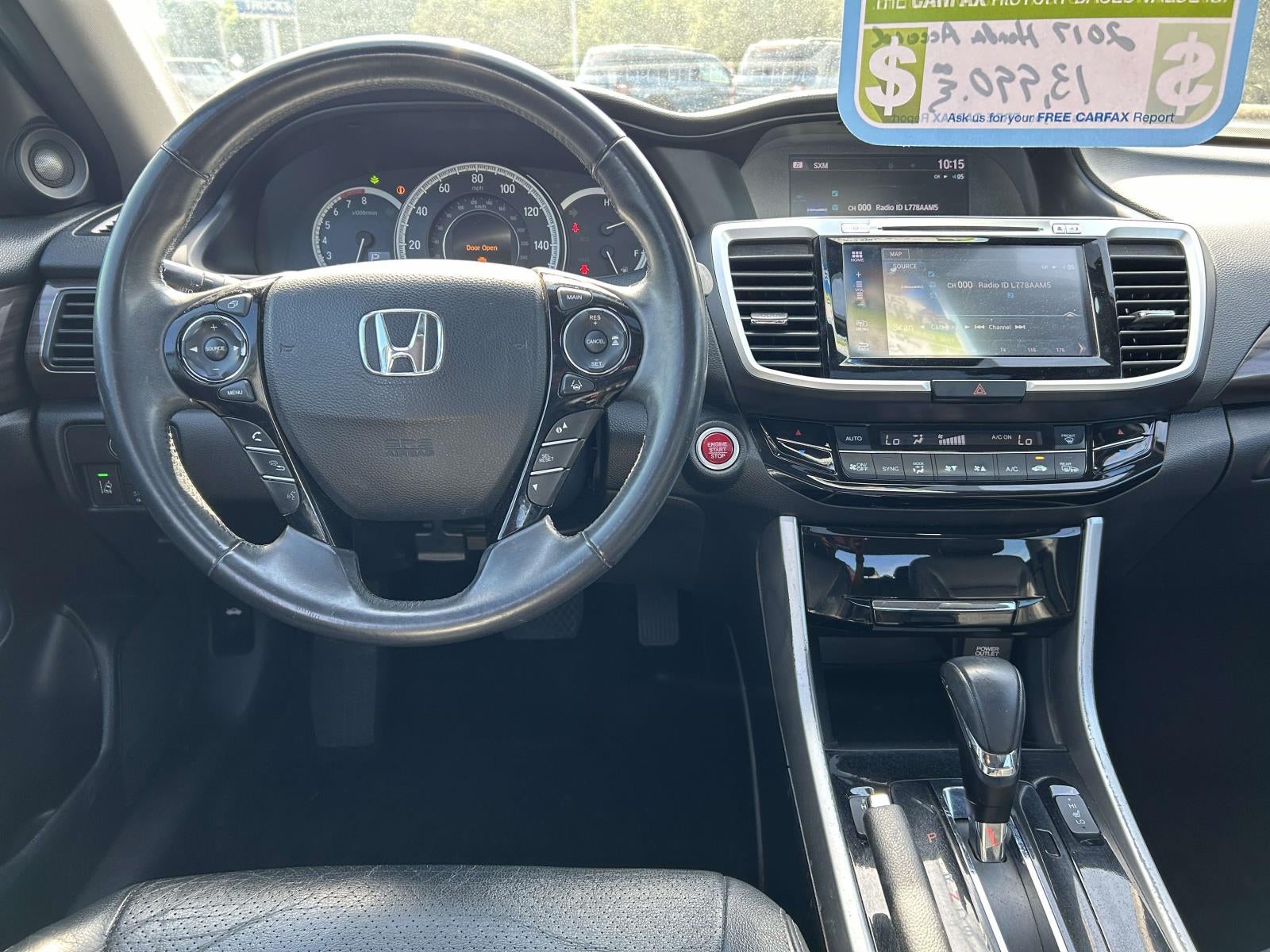 2017 Honda Accord Sedan EX-L V6 Auto w/Navi & Honda Sensing